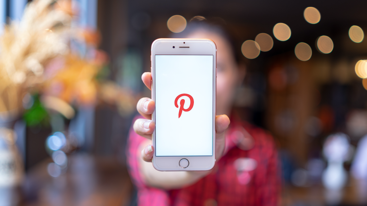 Pinterest logo editorial photography. Illustration of application