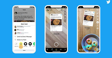 Twitter Lets Users Share Tweets to Snapchat