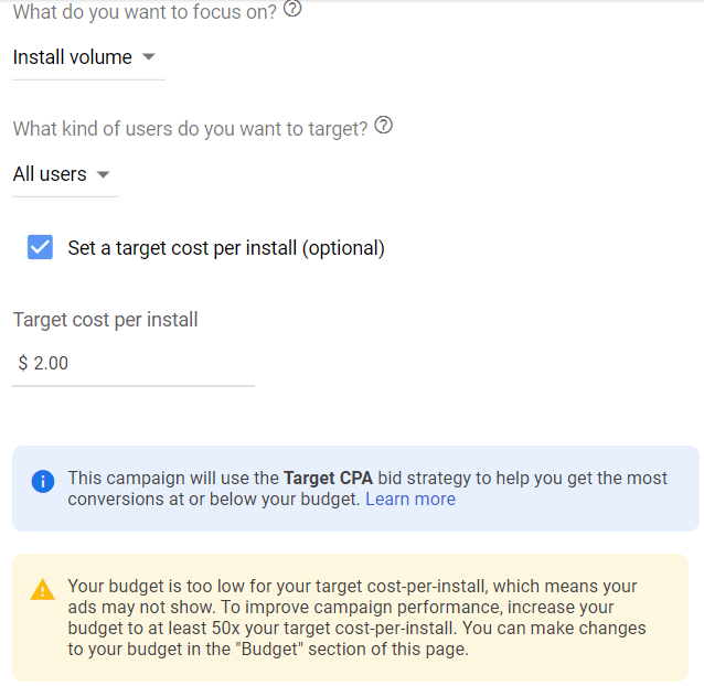How to Optimize Universal App Campaigns