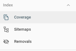 Google Search Console Index Coverage Report