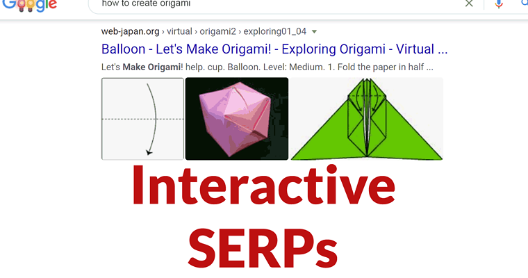 Google Tests Interactive Search Results
