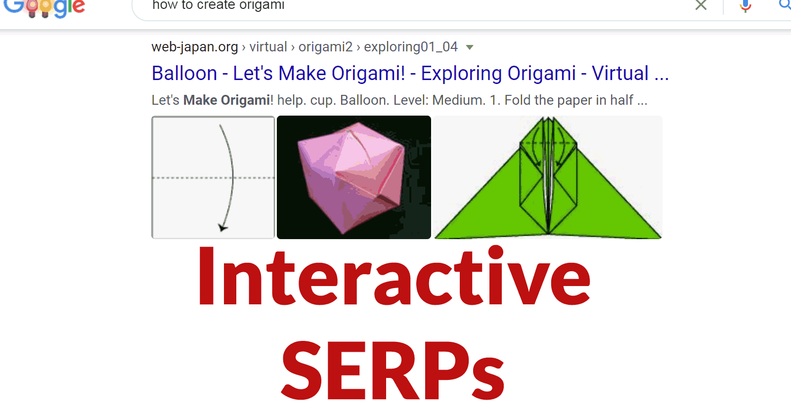 Google Tests Interactive Search Results