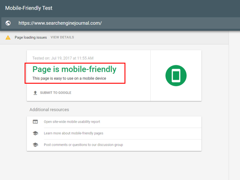 Use Google's Mobile Friendly Test to see if speed issues on mobile could be causing a drop in search rankings.