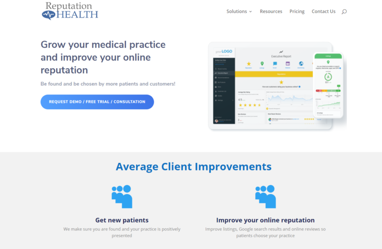 Reputation management for healthcare organizations - an example.