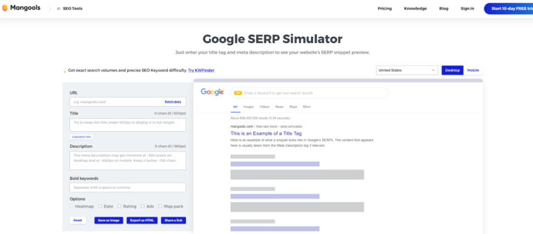 Get keyword online from website