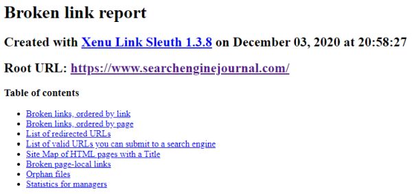 Zenu Link Sleuth, a tool to assist in SEO competitor analysis.