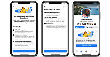 Facebook Pages Redesigned, 5 New Features Added