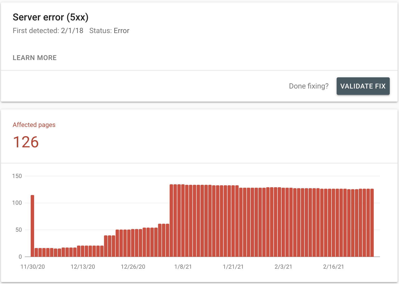 500 HTTP Status Codes