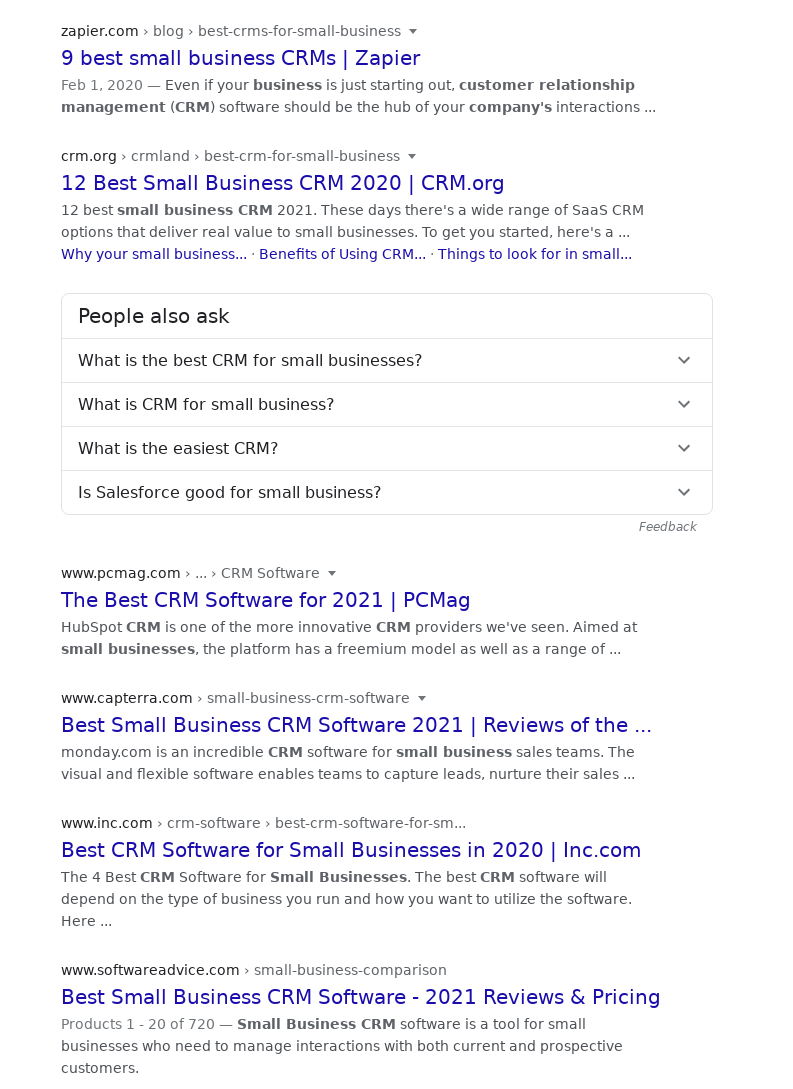 SERP example.