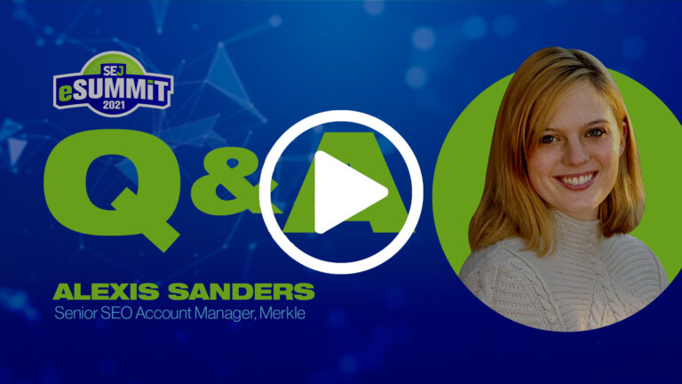 Alexis Sanders Q&A