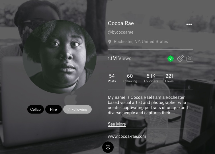 Cocoa Rae found success on alternative social network Ello