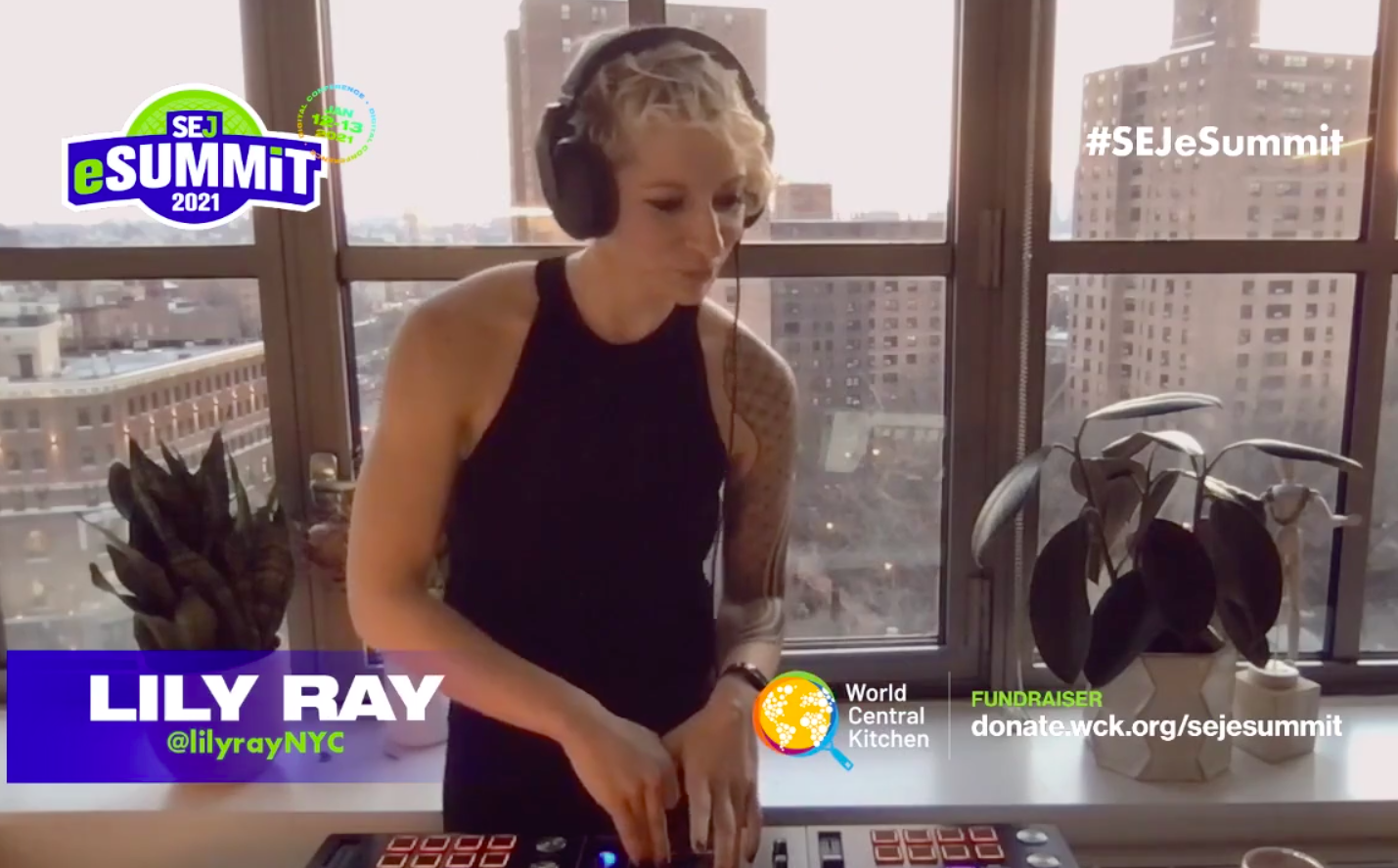 SEO Pro/DJ and digital marketing expert Lily Ray shared her beautiful NYC views and exceptional deep house tunes with attendees for the after-party