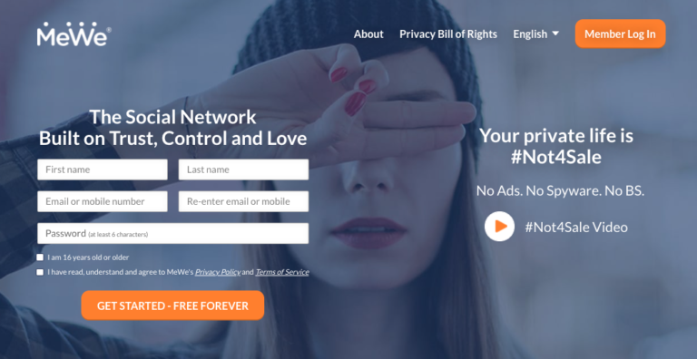 MeWe is an alternative social network focused on user privacy.