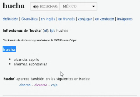 Spanish translation for content
