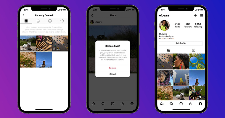 Instagram Adds ‘Recently Deleted’ Folder For Removed Content
