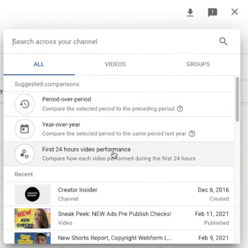 YouTube Rolls Out New Video Comparison Tools for Creators