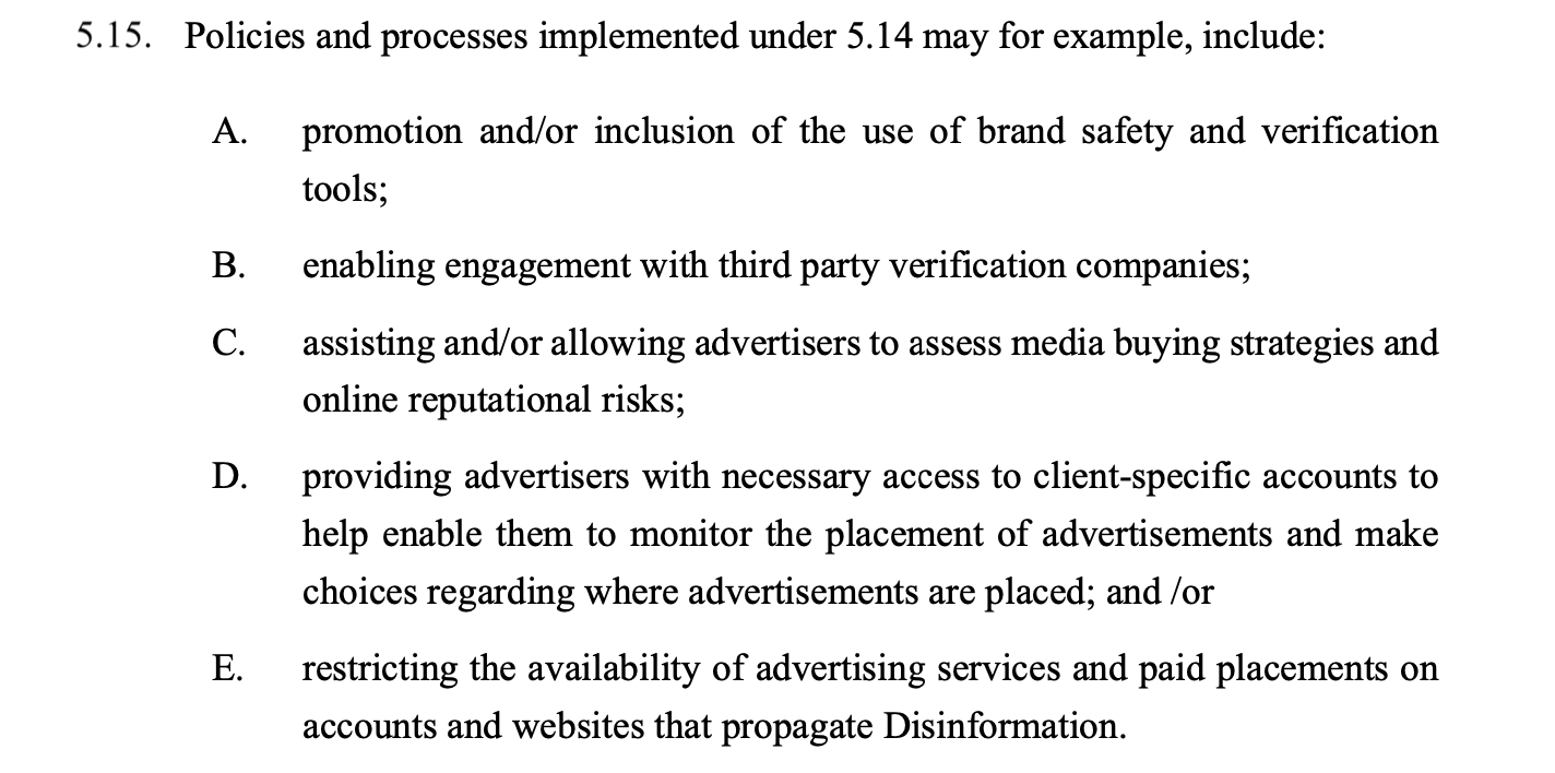 Section 5.15 of Australia's code