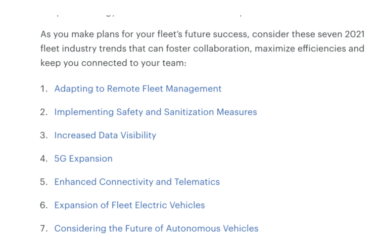 fleet management trends