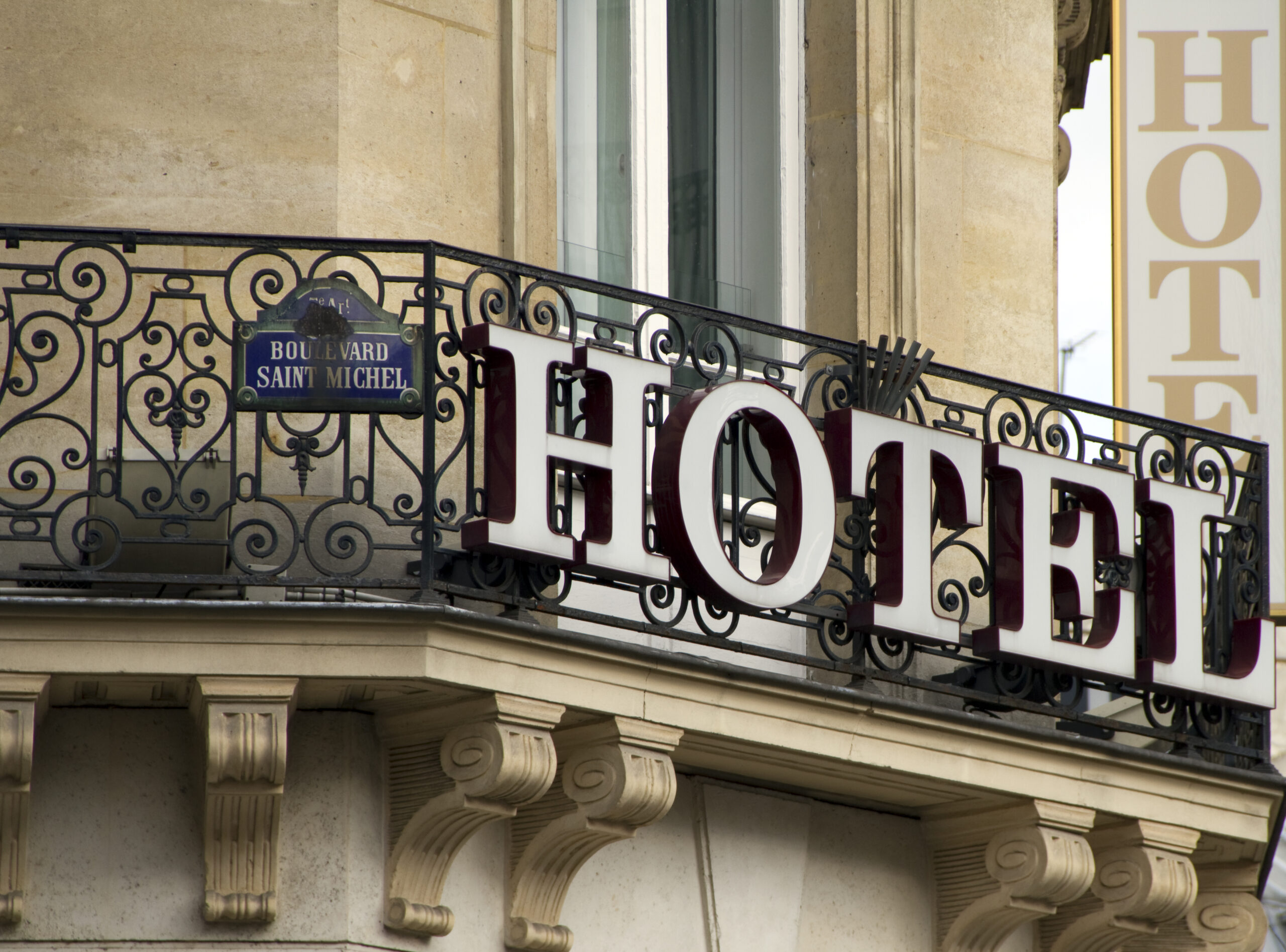 Hotel Sign in Paris