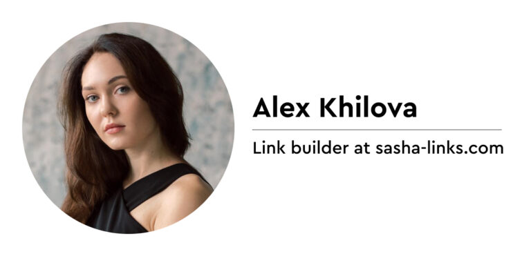 Alex Khilova on link building and Domain Authority