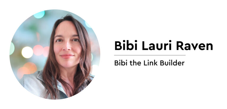 Bibi Lauri Raven on link building - Women in SEO