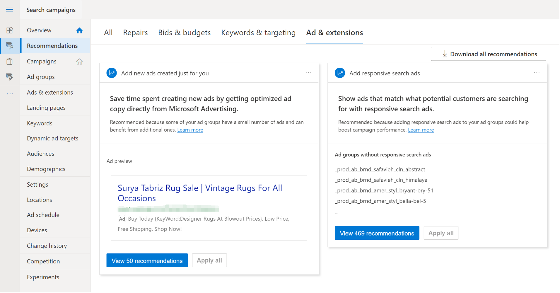 Microsoft to Auto Apply Ad Suggestions