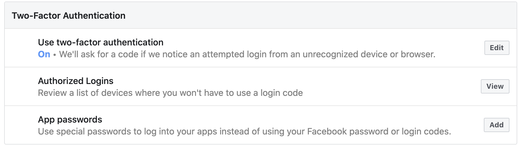 Enable two-factor authentication.