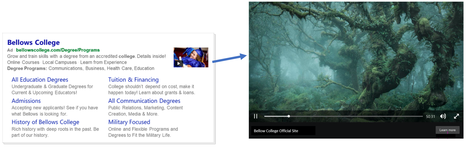 Microsoft Ads Video Extensions
