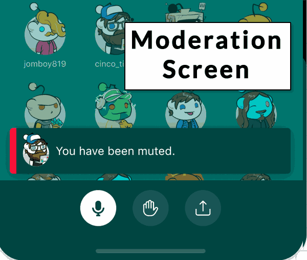 Reddit Talk Screenshot of a Muted User