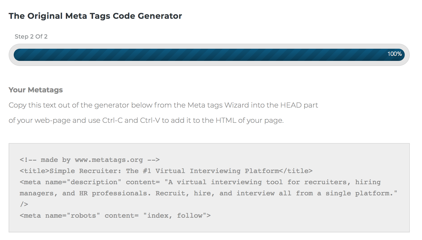 Evolution of Meta Generators: & To Use Them