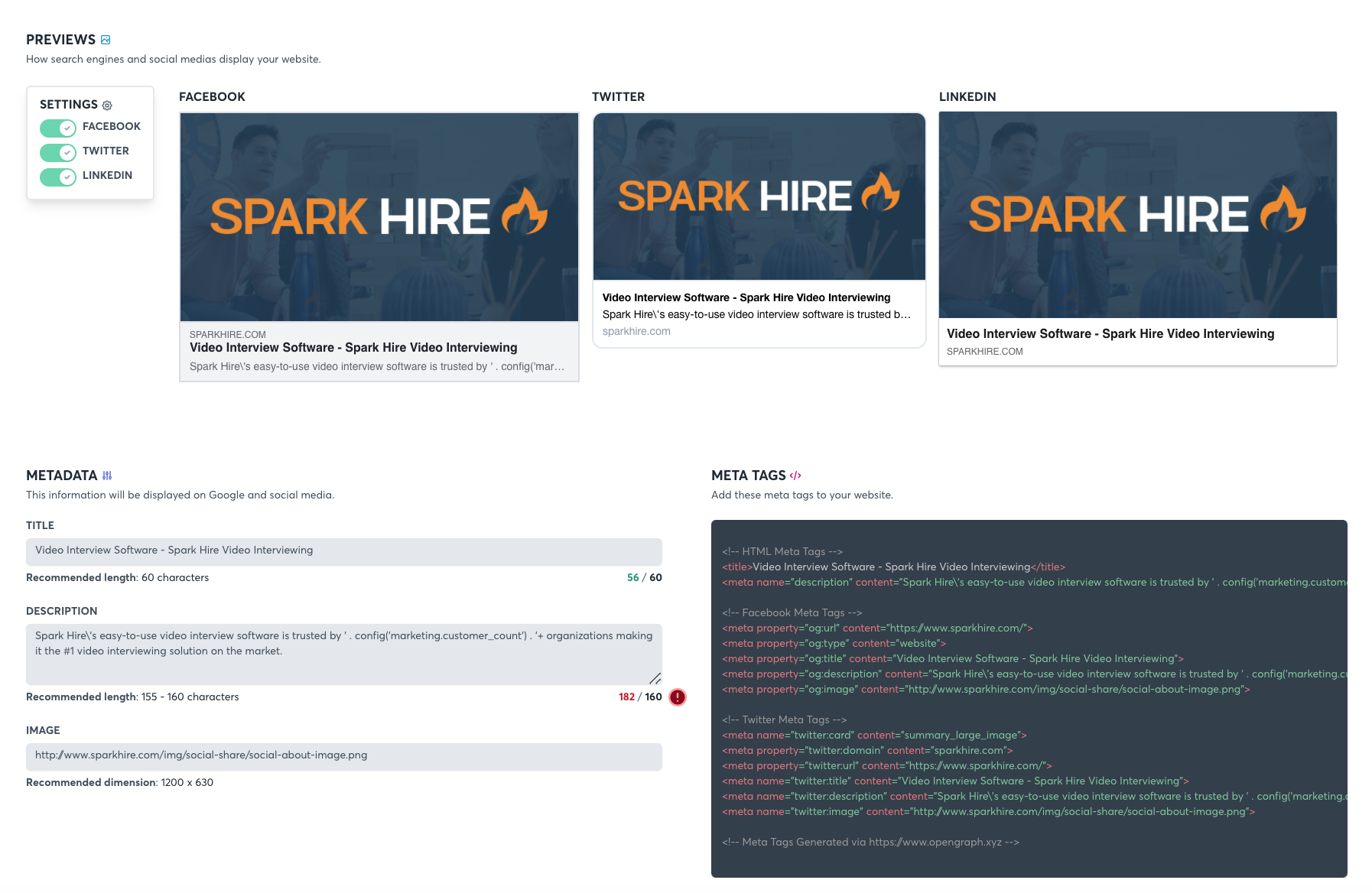 Social graph generator from opengraph.xyz.