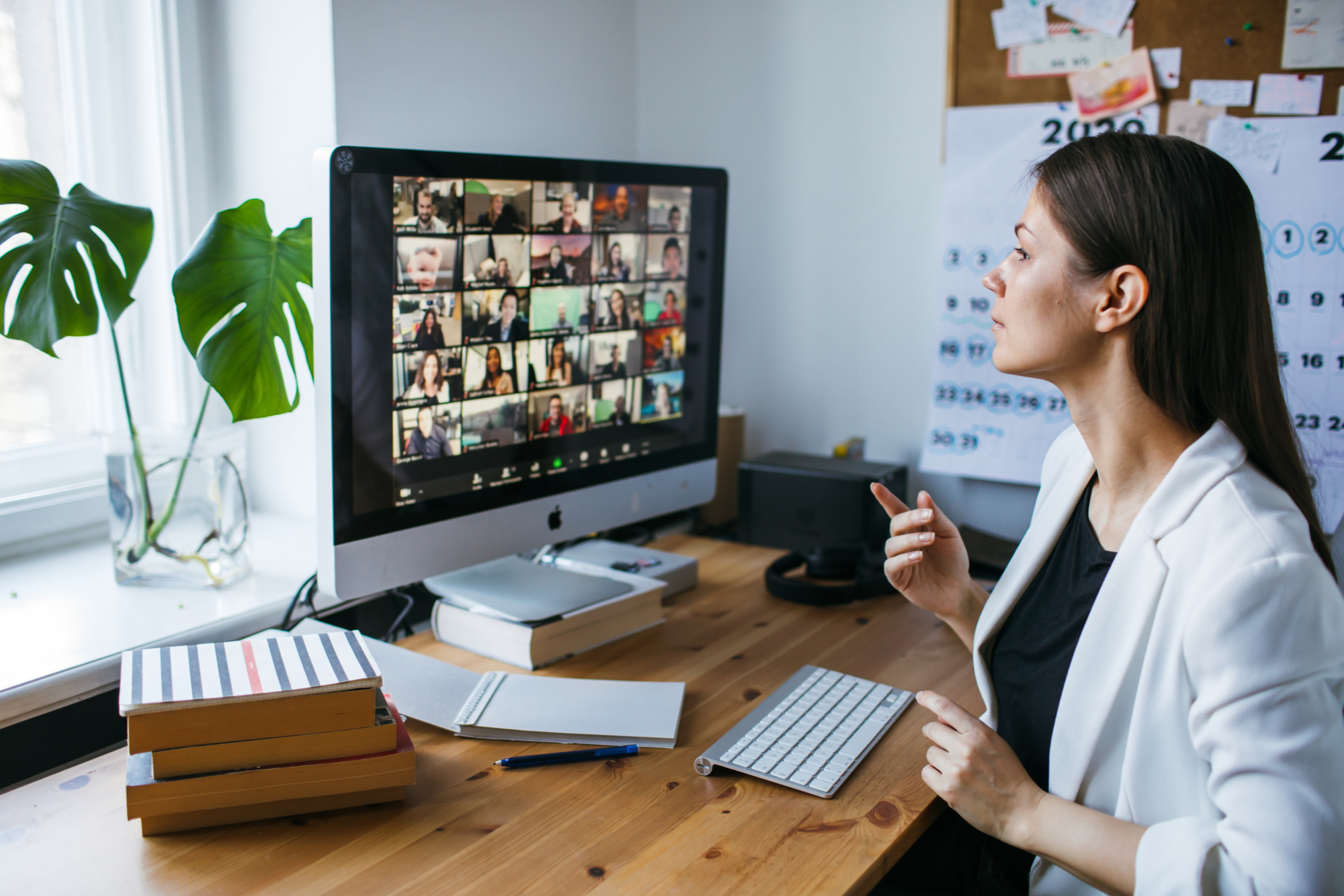 Improve your public speaking skills to be more comfortable on large Zoom calls and other online meetings.