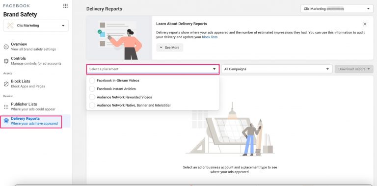 Review publisher delivery reports.