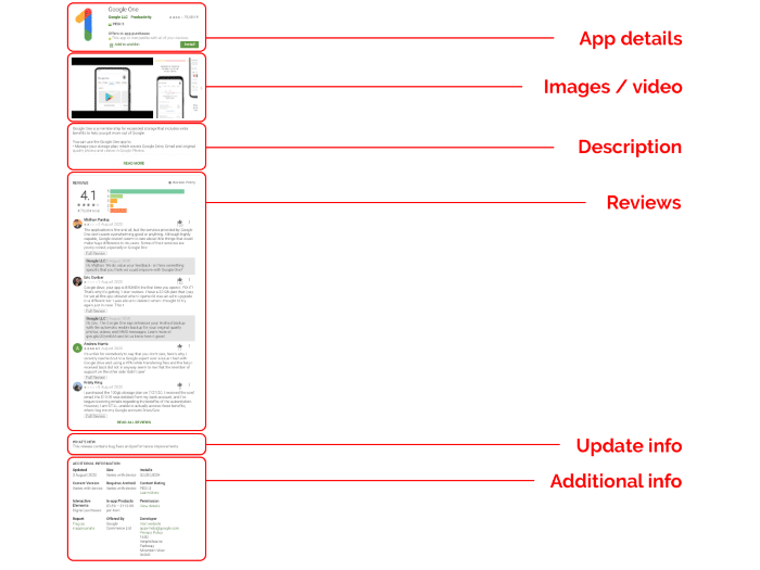 Example of ASO in Google Play - Vertical Leap ASO