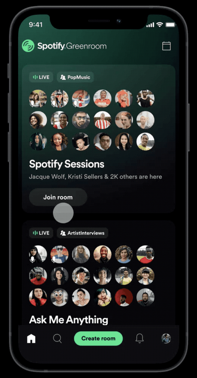 Spotify Gets Into Social Audio With Greenroom