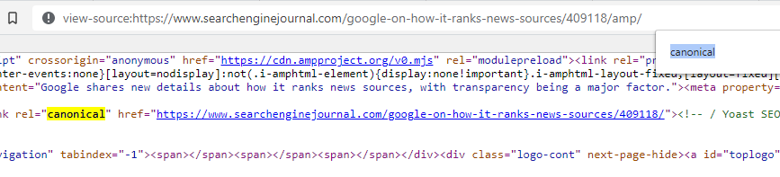 Canonical view-source AMP.