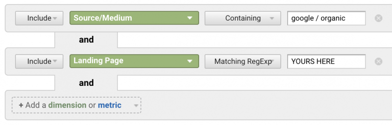 google analytics filters