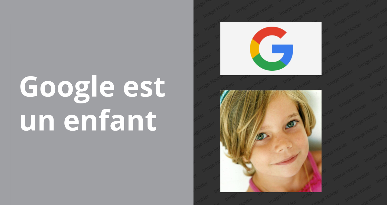 Google is the child slide presentation.