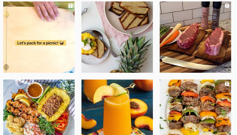 Instagram advertising examples of Sprouts Farmers Market.
