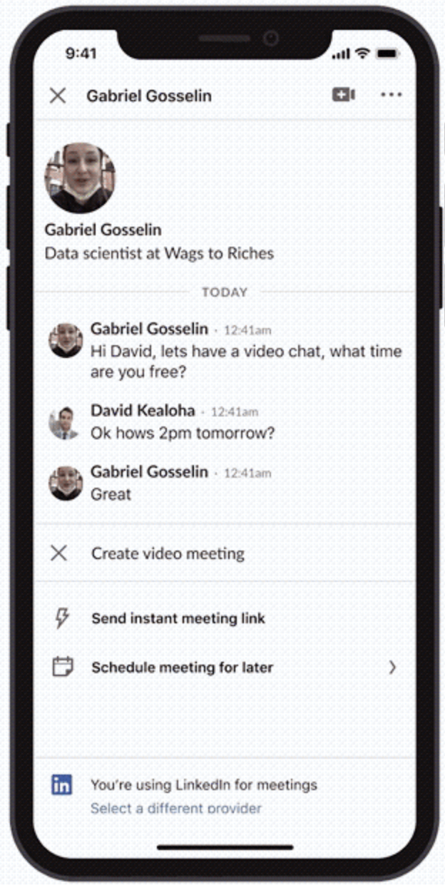 LinkedIn Launches Native Video Meetings