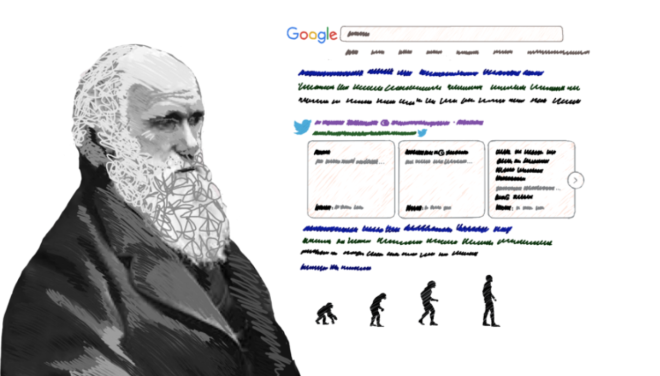 Darwinism in search and how search ranking works.