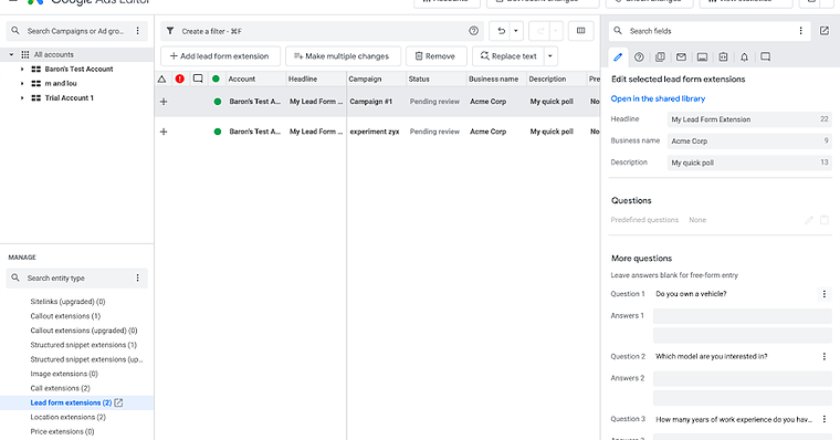 Google Ads Editor Rolls Out New Features: Lead Form Extensions, Hotel Ads & More