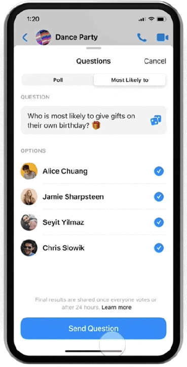 Facebook messenger new features