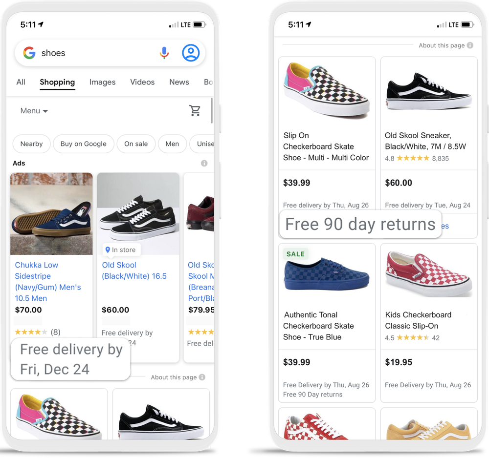 google shopping annotations