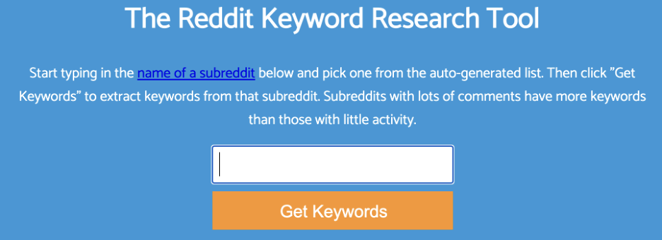 Keyworddit uncommon keyword research tool.