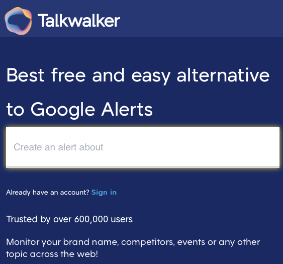 google alerts alternatives