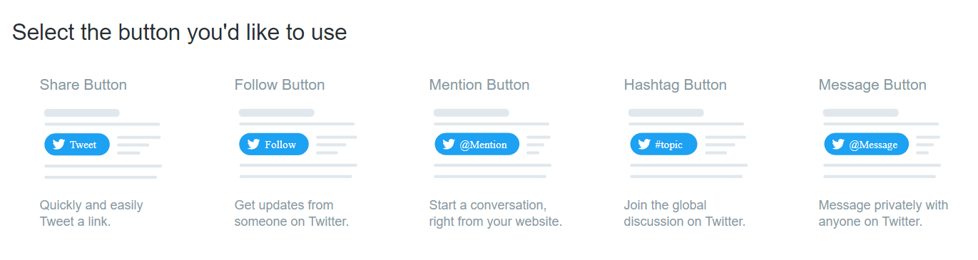 Social Sharing Button Twitter