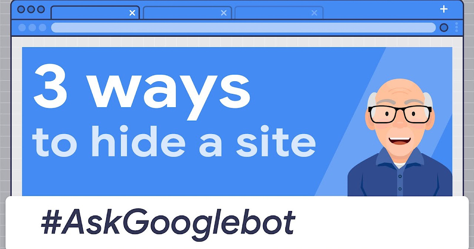 how to hide site from google