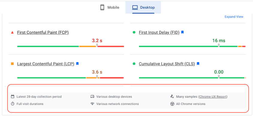 google page speed insights update