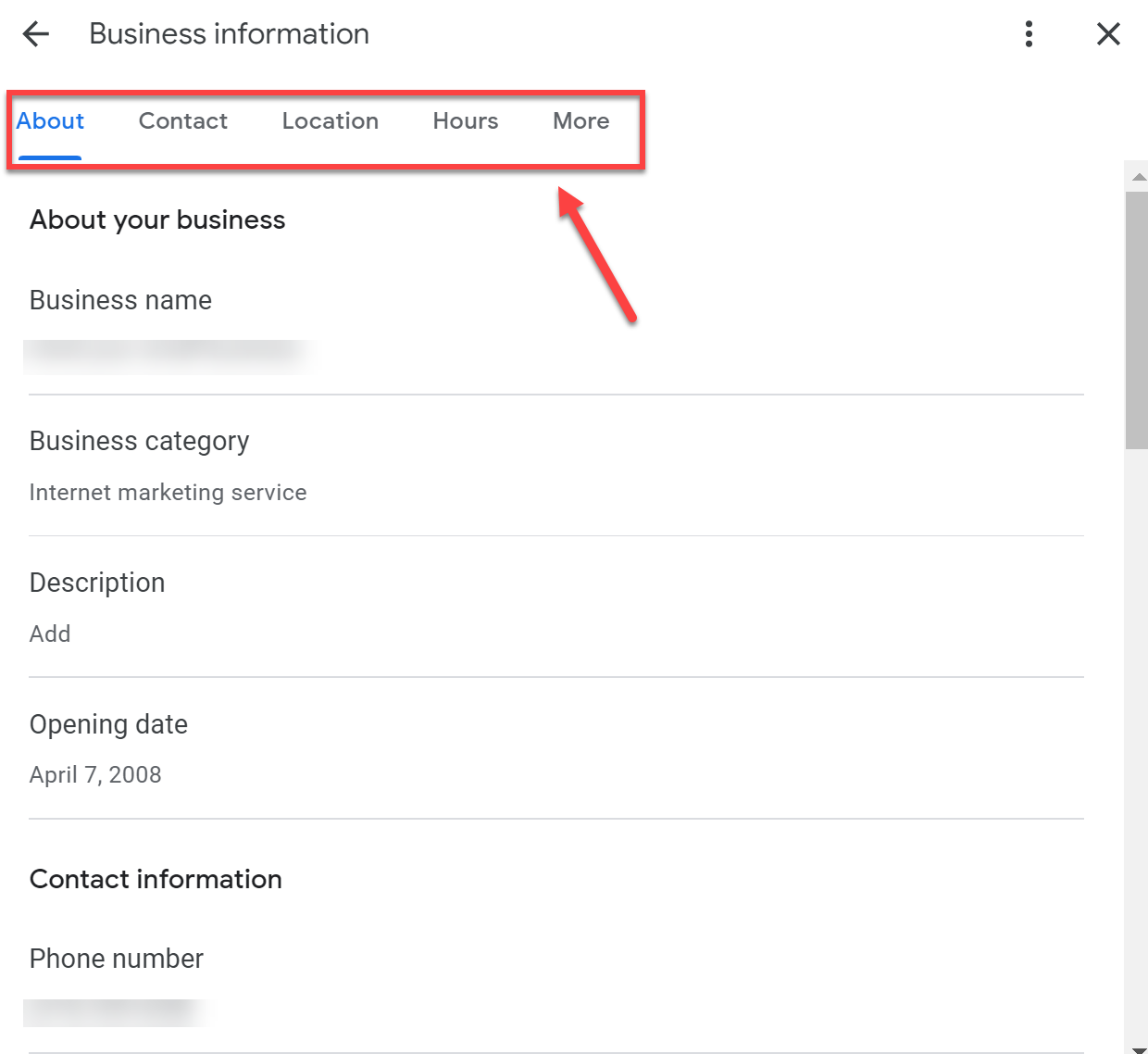Edit Business Information From Knowledge Panel